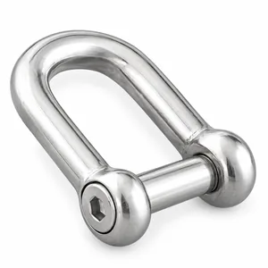 Скоба такелажная нерж. с винтом М8, артикул DSR015-8